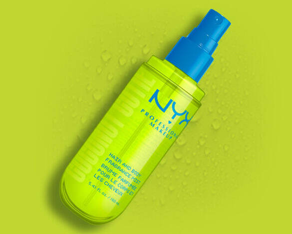 Productshot van de NYX Professional Makeup Coconut Cutie Hair & Body Fragrance Mist.