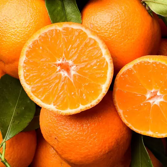 De topnoten van de NYX Professional Makeup Juicy Boo Hair & Body Fragrance Mist bestaan uit gehalveerde clementines en hele sinaasappels, die de topnoten van sappige clementine, mangopulp en goudbessen vertegenwoordigen.