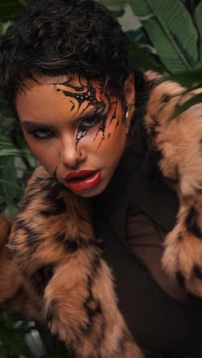NYX party animals halloween video - video of various models applying NYX party animals products