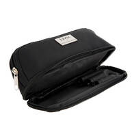 Petite trousse de Maquillage noire a double zip