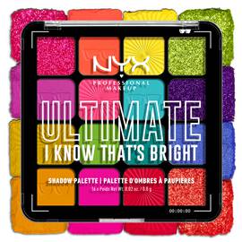 NYX Professional Makeup Ultimate Shadow Palette I Know That's Bright
