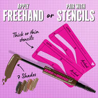 NYX Professional Makeup Zero to Brow Stencil Thin Brow