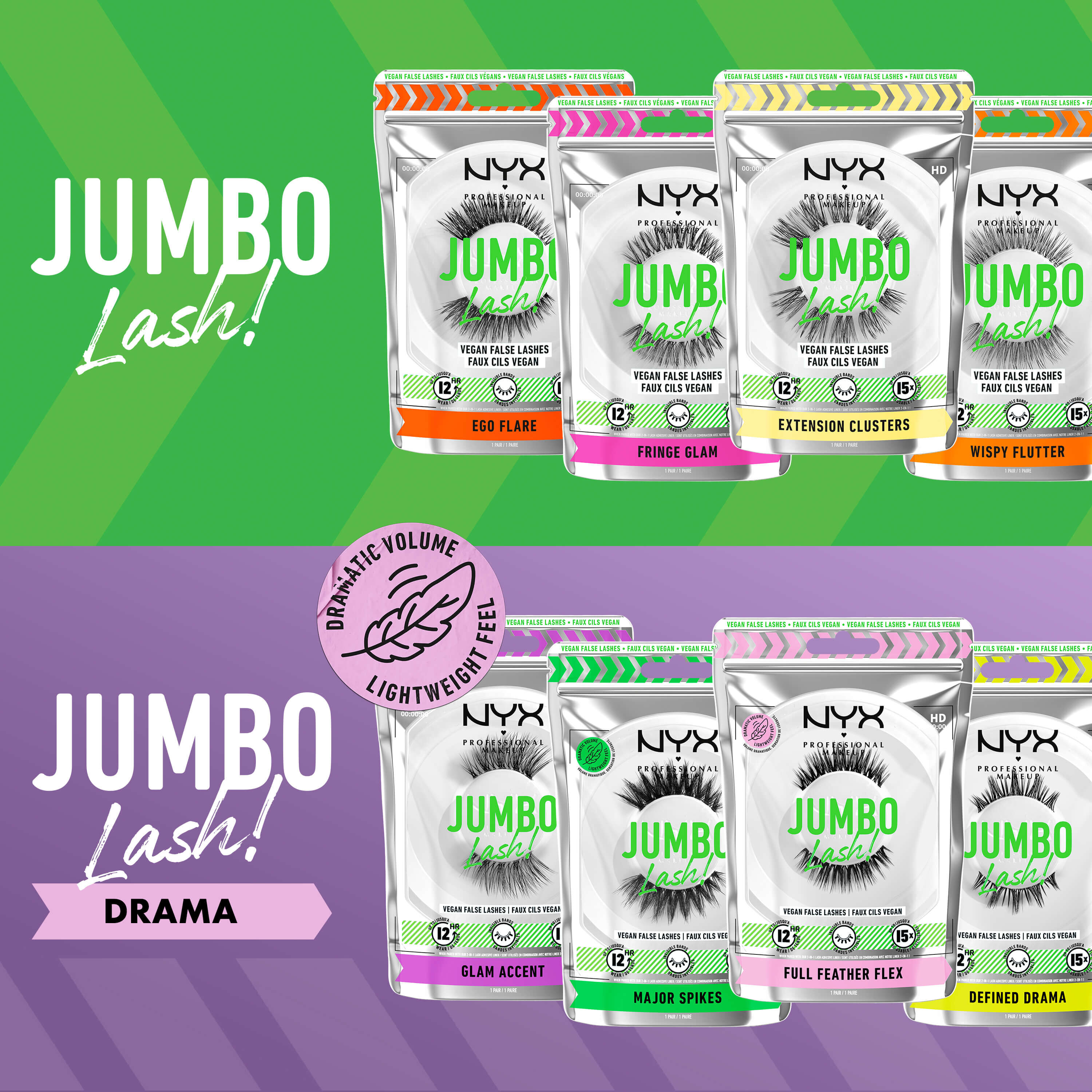 Jumbo Lash! Longwear False Lash System