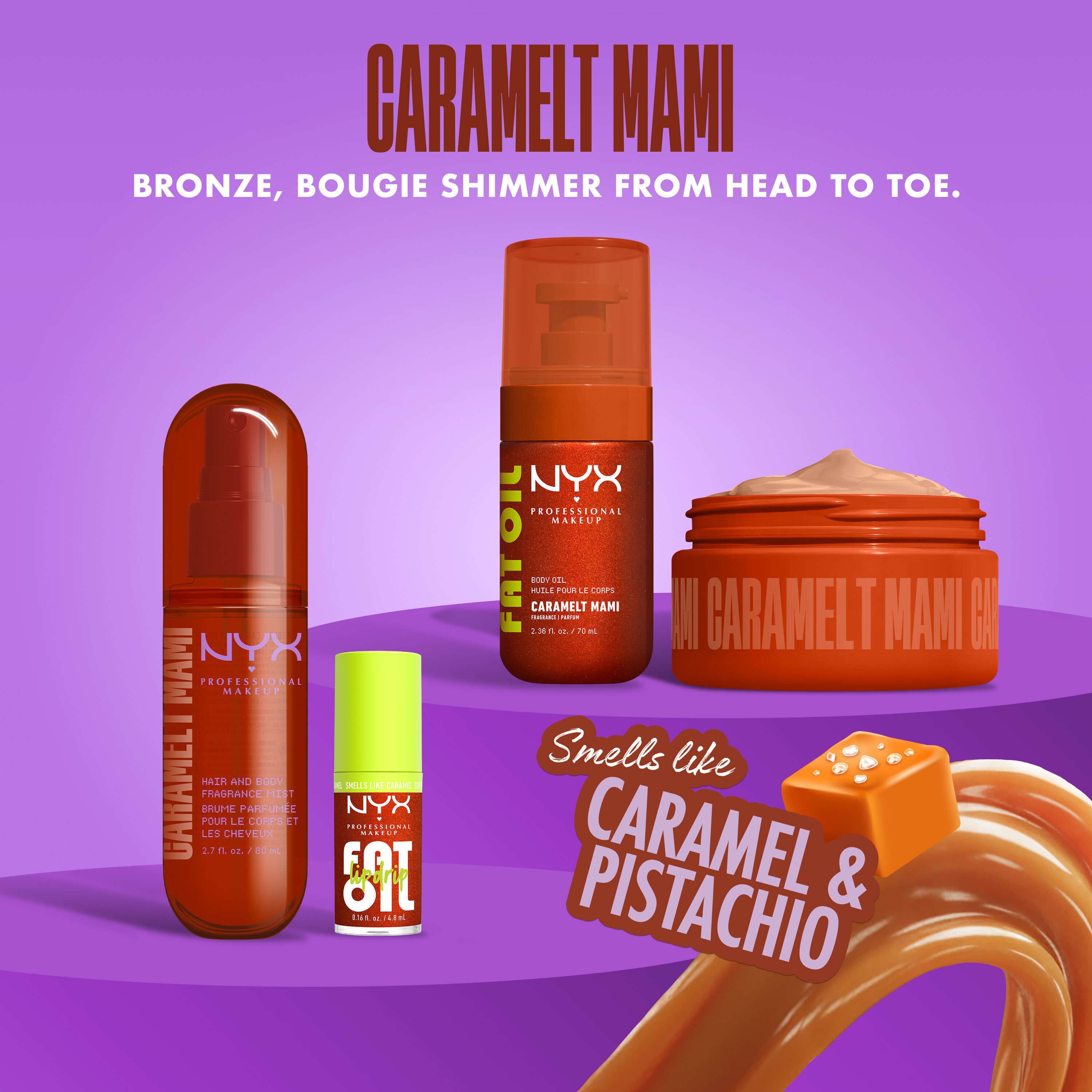 Caramelt Mami Hair & Body Fragrance Mist