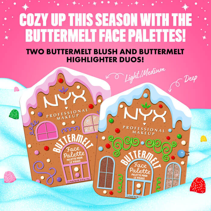 Palette Duo Blush & Highlighter - Gingerbaddies Land