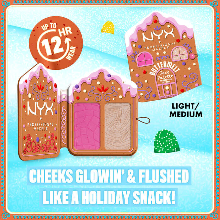 Palette Duo Blush & Highlighter - Gingerbaddies Land