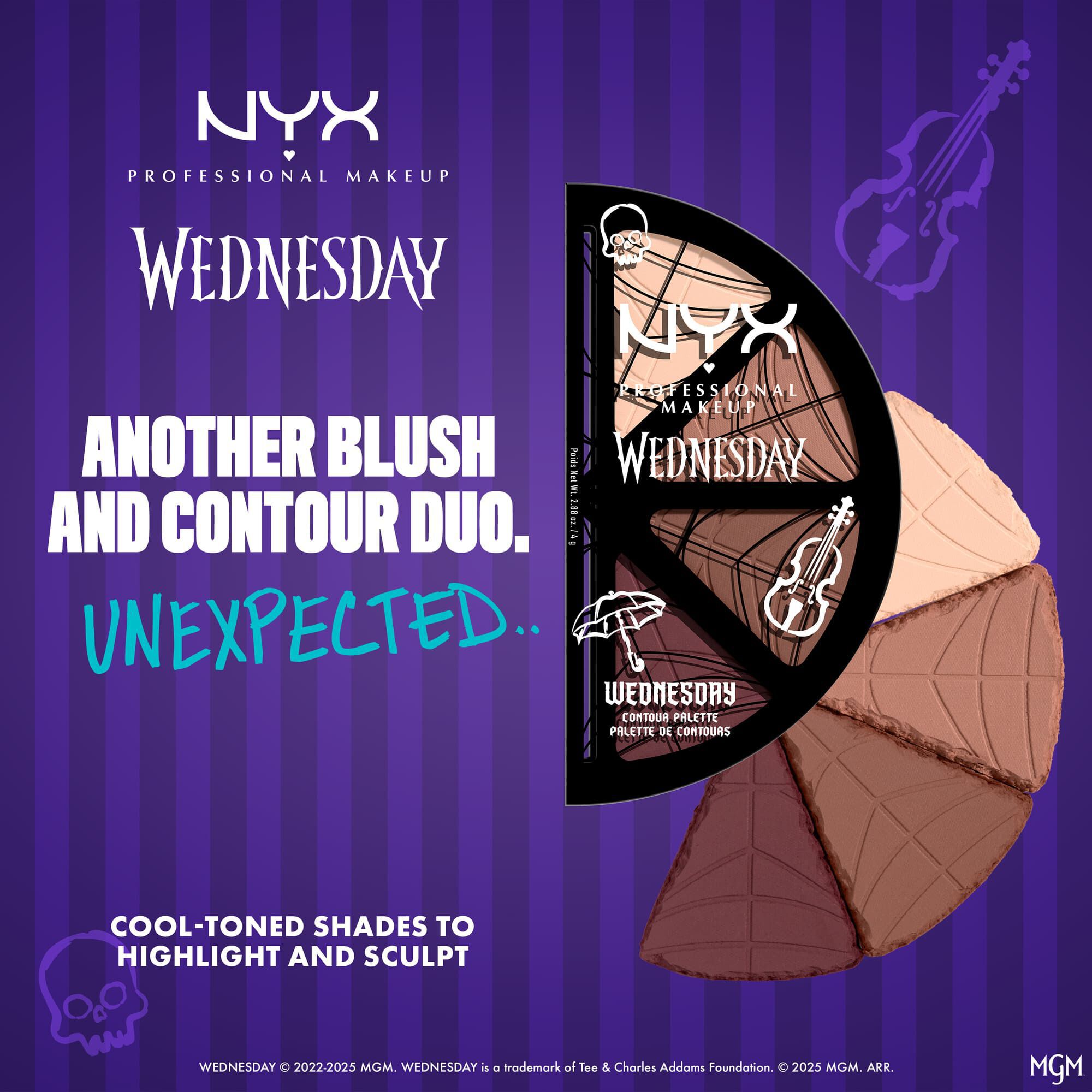 Wednesday Stained Glass Contour Palette