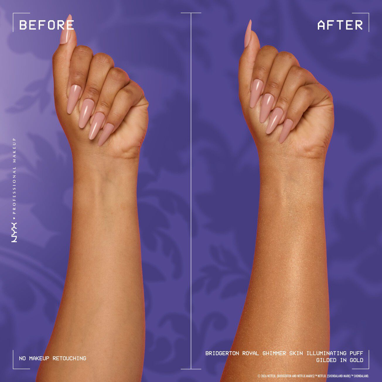 Bridgerton Royal Shimmer Skin Illuminating Puff