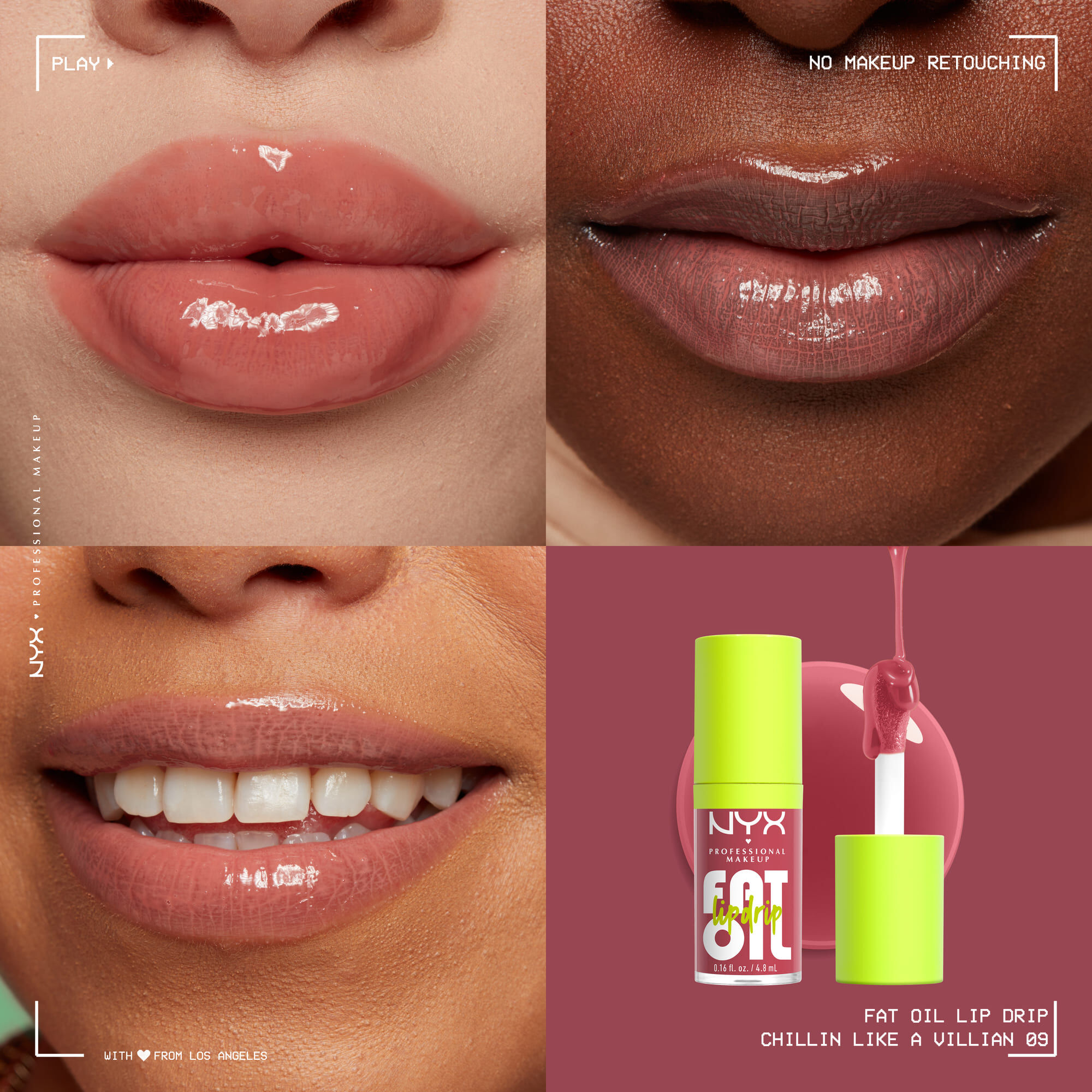 NYX Professional Makeup Fat Oil Lip Drip Gloss a levres