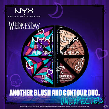 Wednesday Stained Glass Contour Palette Product Family