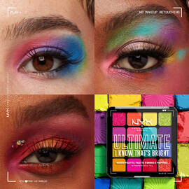 NYX Professional Makeup Ultimate Shadow Palette I Know That's Bright