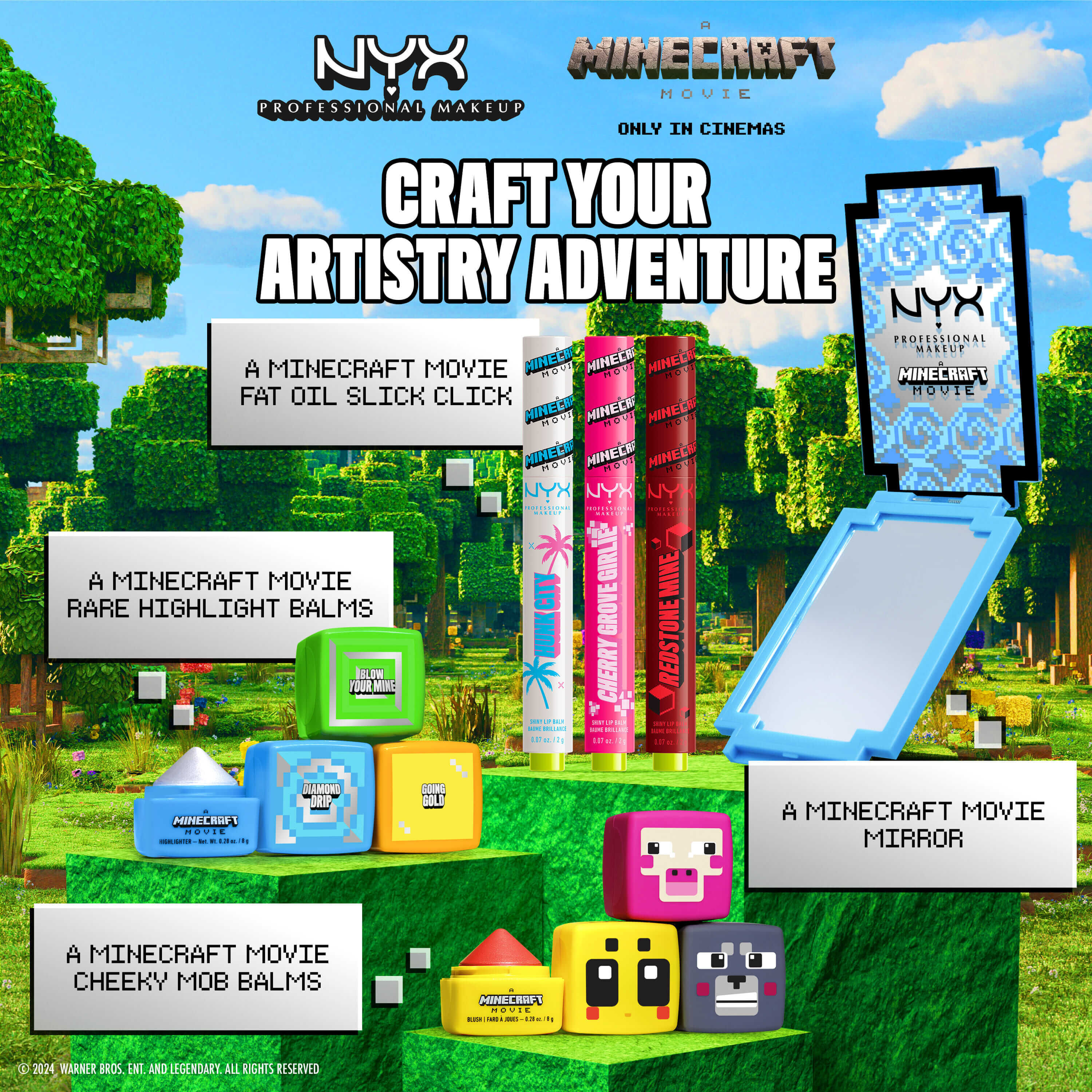 A MINECRAFT MOVIE Fat Oil Slick Click