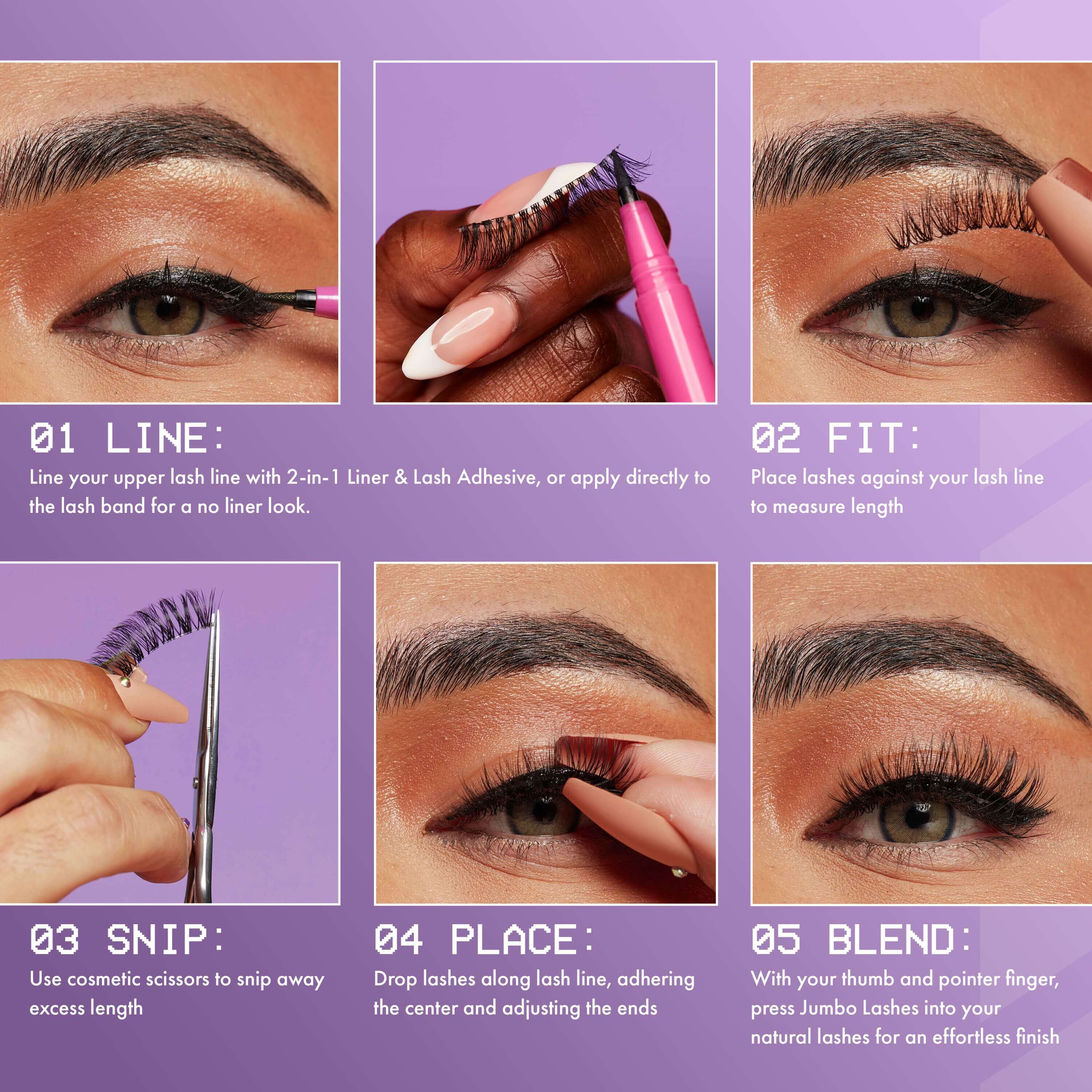 Jumbo Lash! Longwear False Lash System