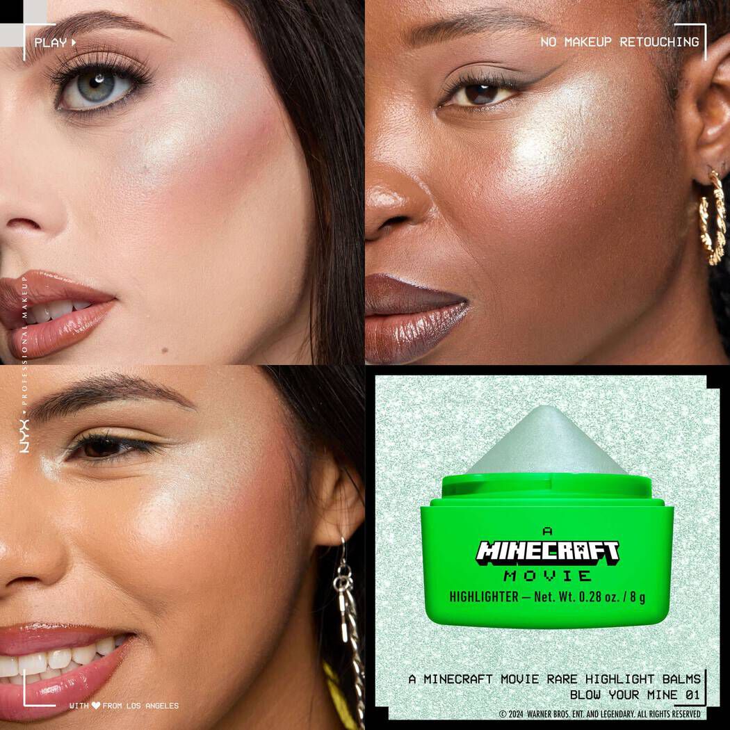 A MINECRAFT MOVIE Rare Highlight Balms